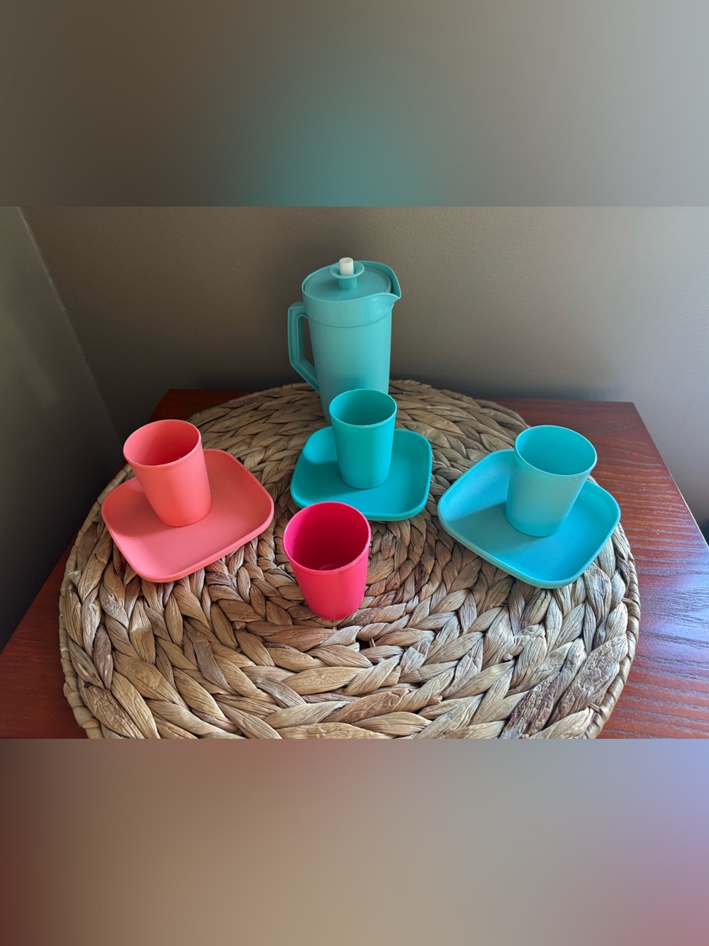 9 Piece Tupperware Play Set - Great Condition
